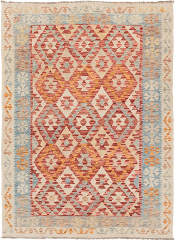 Tapete afegão Kilim Afegão 208x154 208x154, Tapete persa Tecido à mão