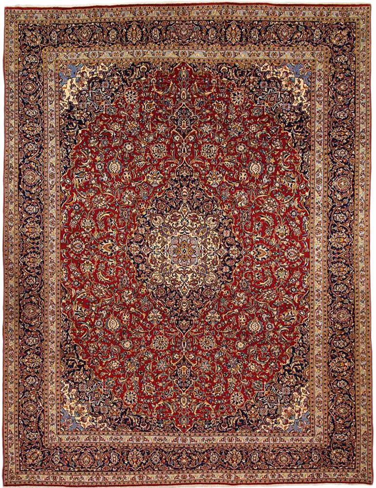 Tapis persan Kashan 400x310 400x310, Tapis persan Noué à la main