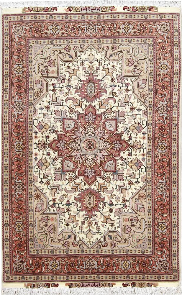 Tapete persa Tabriz 50Raj 160x106 160x106, Tapete persa Atado à mão