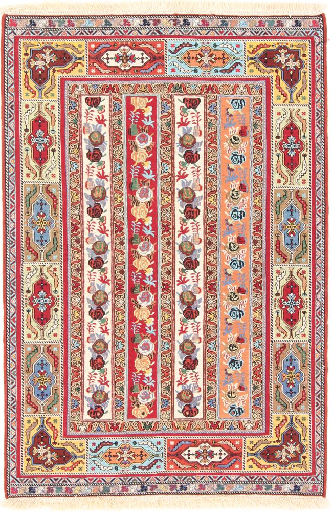 Perzsa szőnyeg Kilim Soozani 157x103 157x103, Perzsa szőnyeg szőttesek