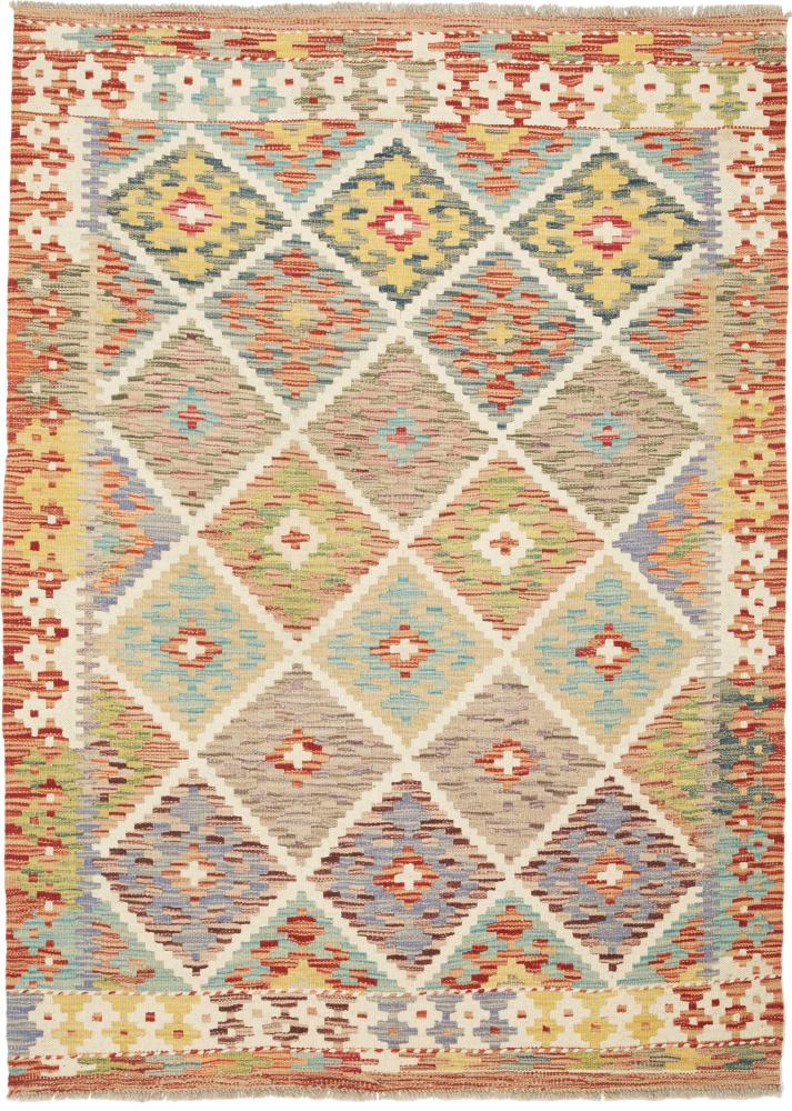 Dywan afgański Kilim  Afghan 4'11"x3'5" 4'11"x3'5", Dywan perski Ręcznie tkane
