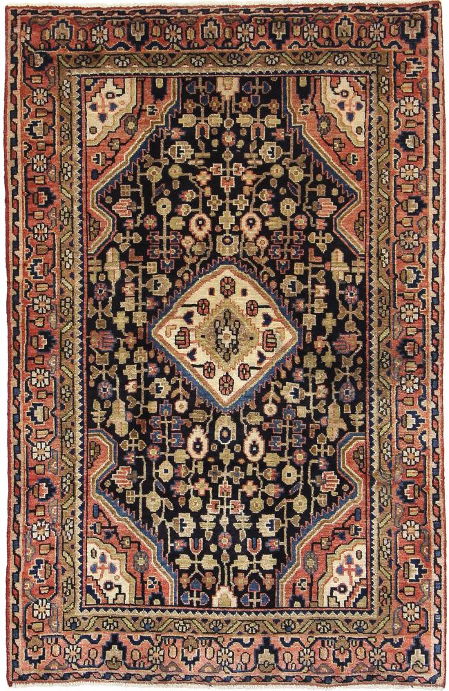 Tapete persa Malayer 160x101 160x101, Tapete persa Atado à mão