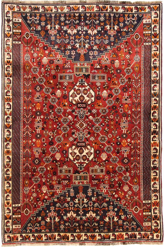 Persisk tæppe Ghashghai 249x169 249x169, Persisk tæppe Knyttet i hånden