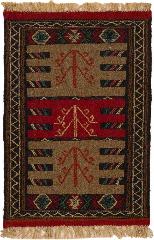 Perzsa szőnyeg Kilim Kordi 91x59 91x59, Perzsa szőnyeg szőttesek