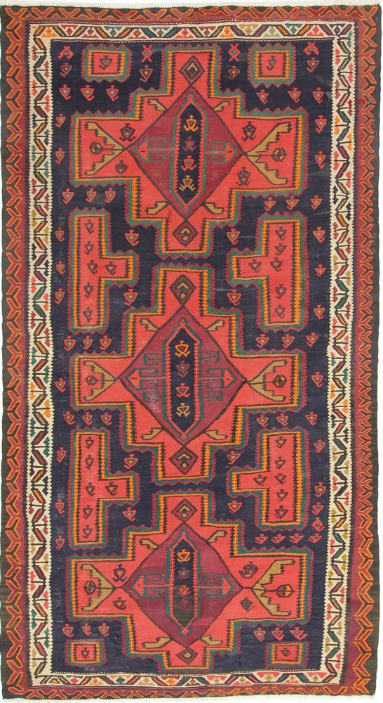 Tapete persa Kilim Fars Azerbaijan Antigo 284x159 284x159, Tapete persa Tecido à mão