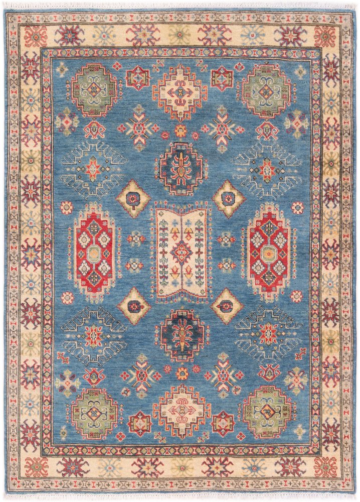 Tapis pakistanais Kazak 202x146 202x146, Tapis persan Noué à la main