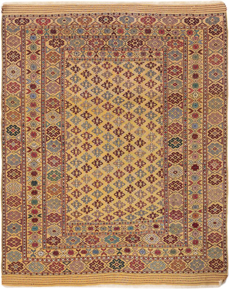 Perserteppich Kelim Fars Suzani Alt 178x140 178x140, Perserteppich Handgewebt
