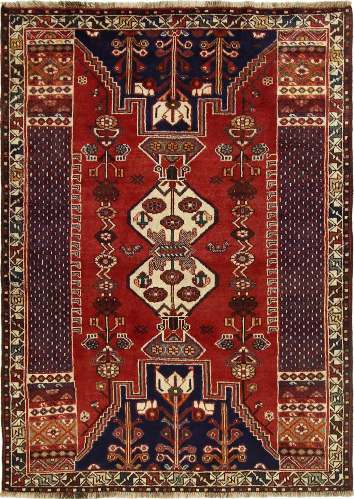 Alfombra persa Ghashghai 210x151 210x151, Alfombra persa Anudado a mano