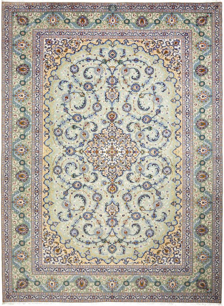 Alfombra persa Keshan 13'4"x9'11" 13'4"x9'11", Alfombra persa Anudado a mano