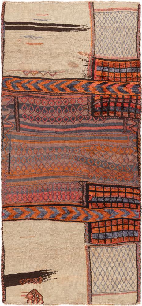 Perzisch tapijt Kilim Patchwork 195x90 195x90, Perzisch tapijt Handgeweven