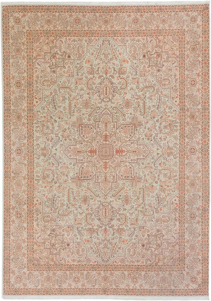 Persialainen matto Tabriz 50Raj 346x246 346x246, Persialainen matto Solmittu käsin