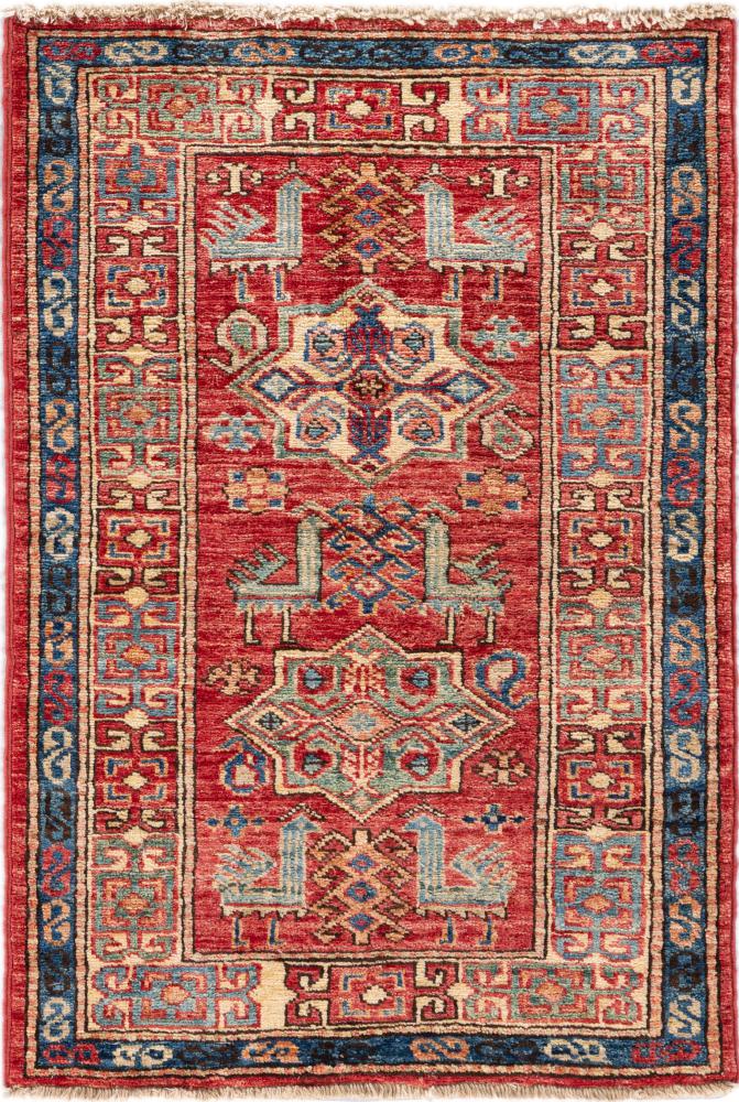 Afghansk teppe Super Kazak 87x58 87x58, Persisk teppe Knyttet for hånd