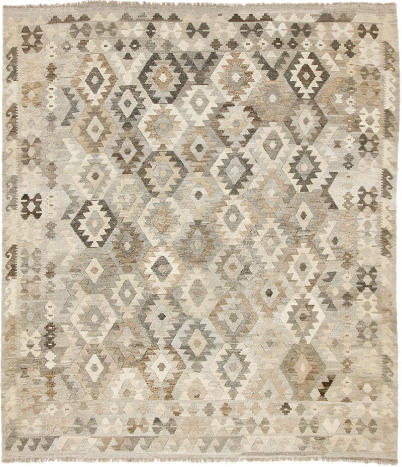 Tapete afegão Kilim Afegão Heritage 287x255 287x255, Tapete persa Tecido à mão