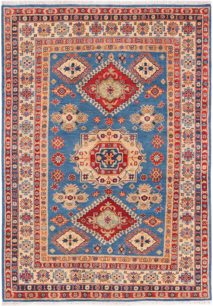 Pakistani rug Kazak 7'2"x5'1" 7'2"x5'1", Persian rug Hand-knotted
