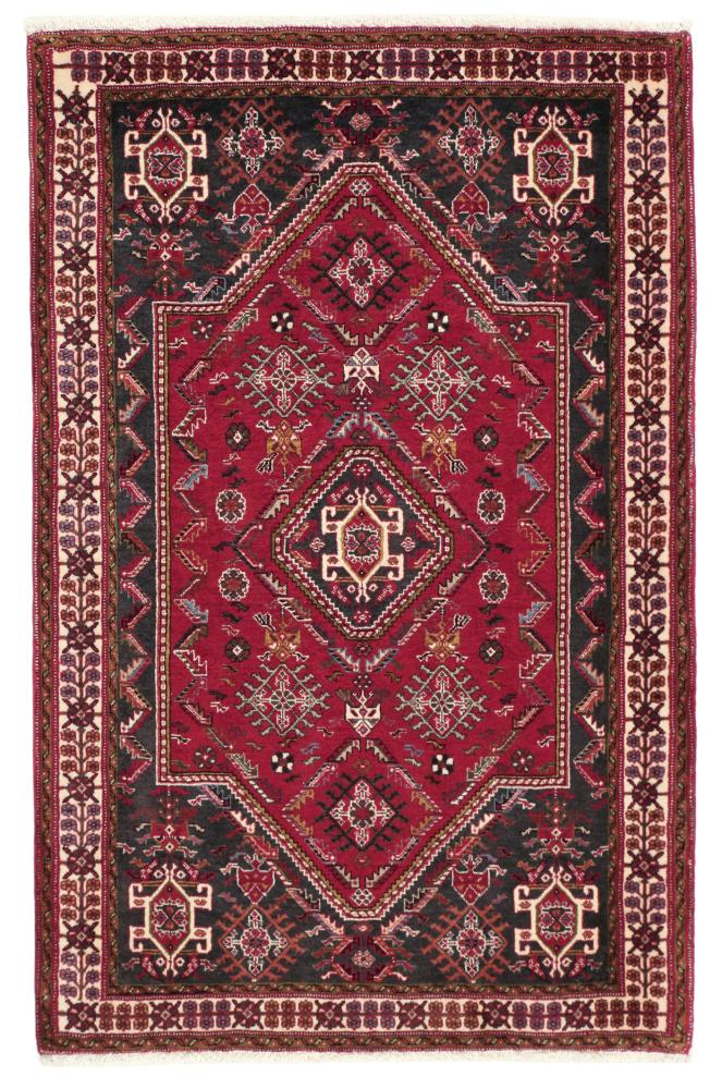 Tapete persa Kashkuli 127x81 127x81, Tapete persa Atado à mão