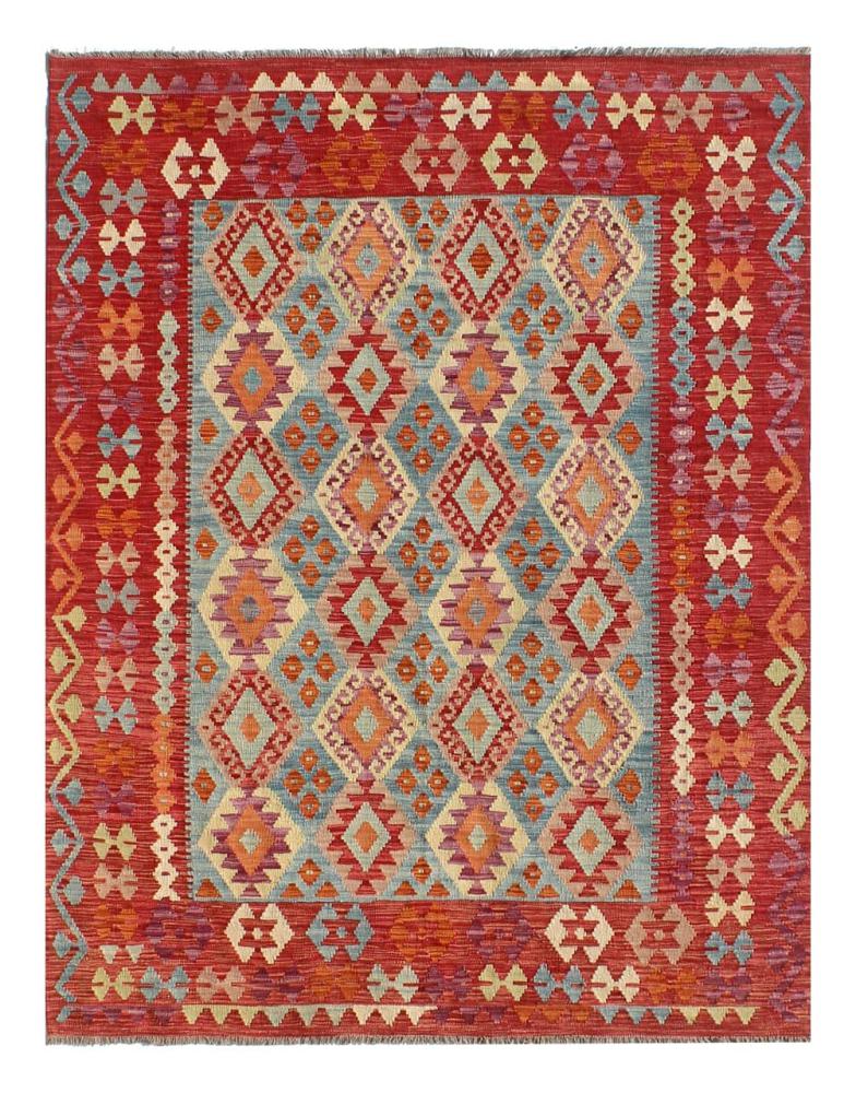 Afghan rug Kilim Afghan 7'10"x5'9" 7'10"x5'9", Persian Rug Woven by hand