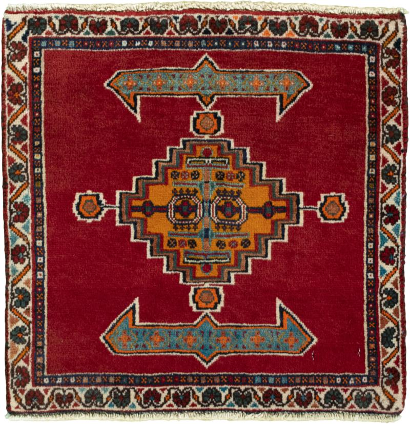Persian Rug Shiraz 54x54 54x54, Persian Rug Knotted by hand