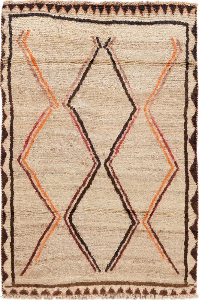 Persian Rug Persian Gabbeh Ghashghai 152x104 152x104, Persian Rug Knotted by hand
