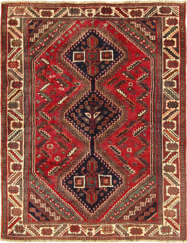 Persisk matta Ghashghai 206x157 206x157, Persisk matta Knuten för hand