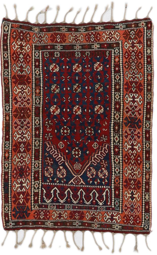 Perzsa szőnyeg Kilim Fars 4'9"x4'2" 4'9"x4'2", Perzsa szőnyeg szőttesek