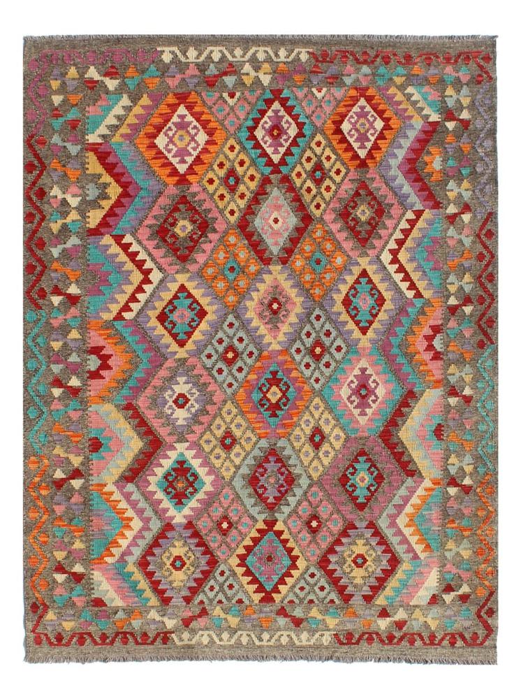 Afghan rug Kilim Afghan 7'10"x6'0" 7'10"x6'0", Persian Rug Woven by hand