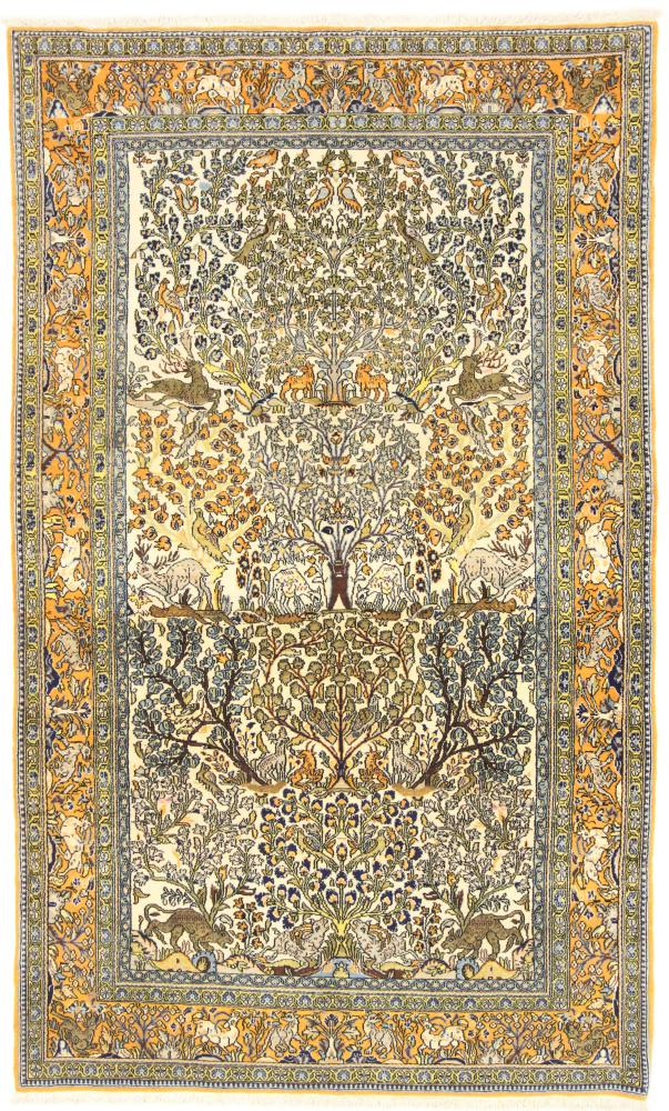 Tapete persa Ghom 259x153 259x153, Tapete persa Atado à mão