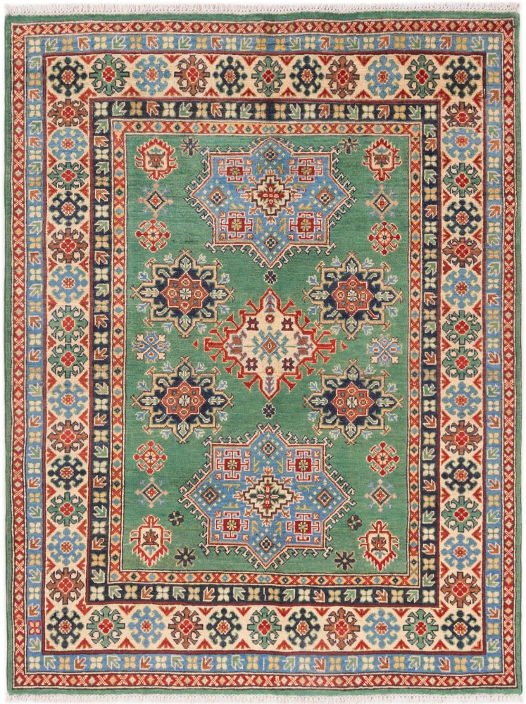 Pakistański dywan Kazak 201x157 201x157, Dywan perski Ręcznie tkany