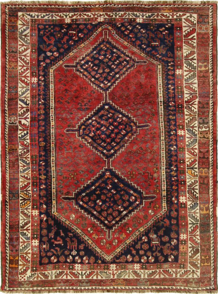  ペルシャ絨毯 Ghashghai 207x159 207x159,  ペルシャ絨毯 手織り