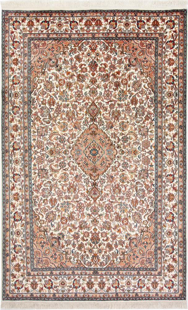Tappeto indiano Cachemire di Seta 196x124 196x124, Tappeto persiano Annodato a mano