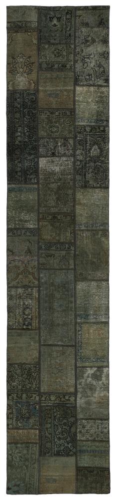 Persisk matta Patchwork 410x84 410x84, Persisk matta Knuten för hand