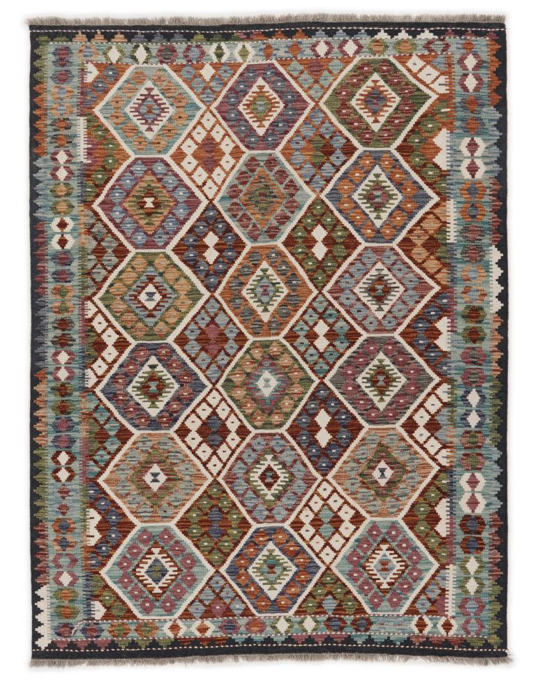 Afghan rug Kilim Afghan 208x156 208x156, Persian Rug Woven by hand