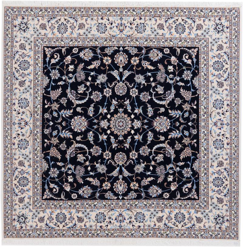 Persian Rug Nain 6La Signed 210x212 210x212, Persian Rug Knotted by hand