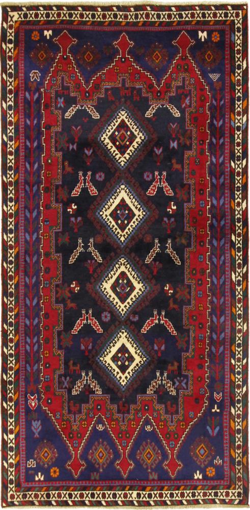 Persisk tæppe Sirjan 229x114 229x114, Persisk tæppe Knyttet i hånden