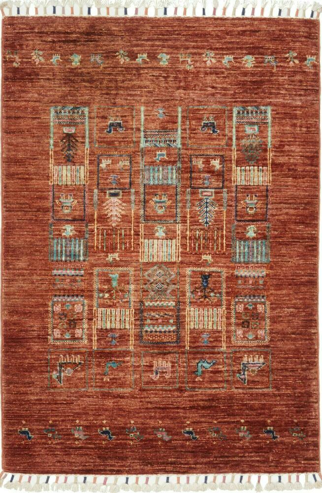 Pakistanischer Teppich Arijana Design 3'10"x2'7" 3'10"x2'7", Perserteppich Handgeknüpft