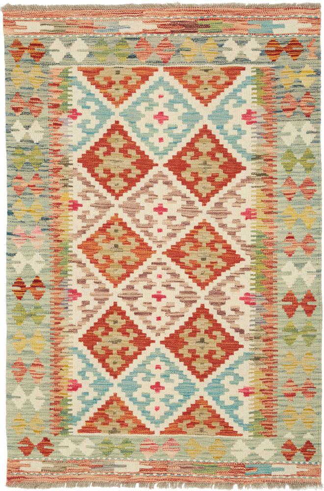 Afghanischer Teppich Kelim Afghan 129x82 129x82, Perserteppich Handgewebt