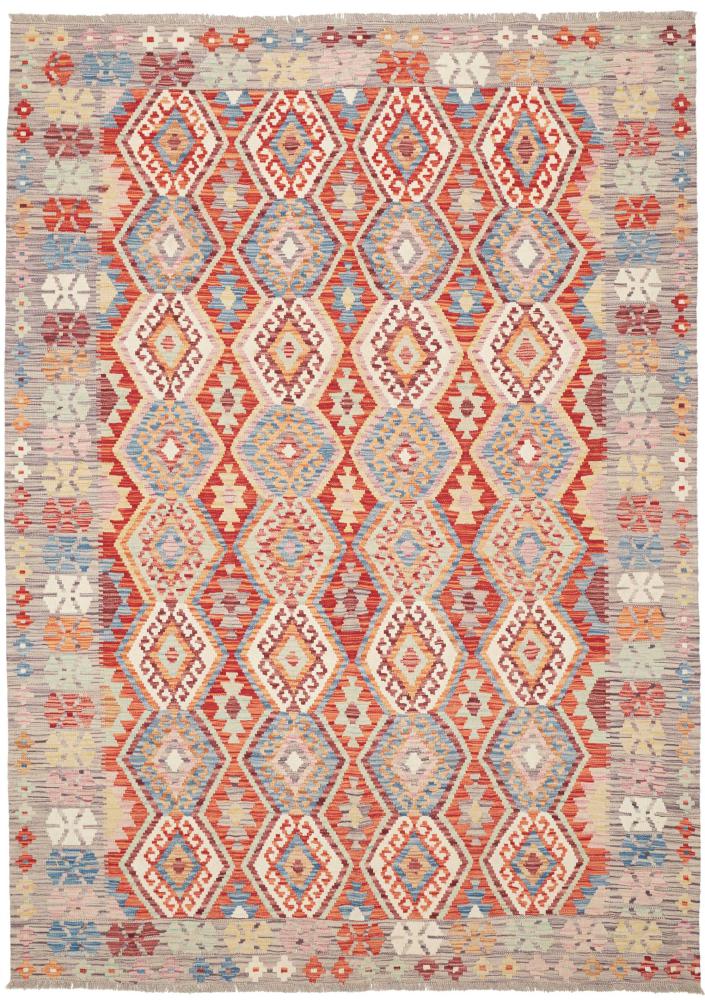 Afghan rug Kilim Afghan 251x181 251x181, Persian Rug Woven by hand