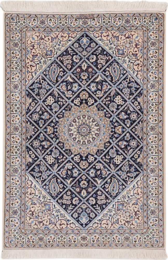 Tapis persan Naïn 6La 141x101 141x101, Tapis persan Noué à la main
