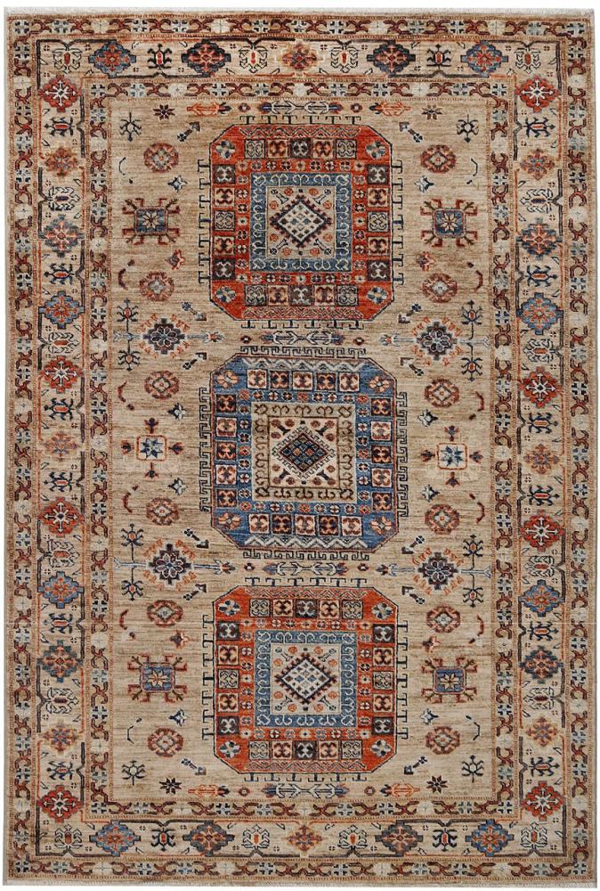 Tapis pakistanais Kazak Ghazni 213x146 213x146, Tapis persan Noué à la main