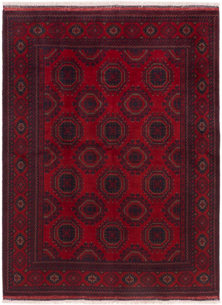 Afghan rug Khal Mohammadi 6'5"x4'9" 6'5"x4'9", Persian rug Hand-knotted