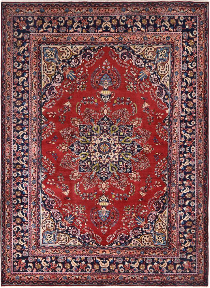 Tapete persa Mashhad Sabzewar 11'1"x8'1" 11'1"x8'1", Tapete persa Atado à mão