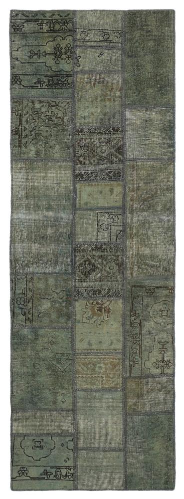 Persisk tæppe Patchwork 256x79 256x79, Persisk tæppe Knyttet i hånden