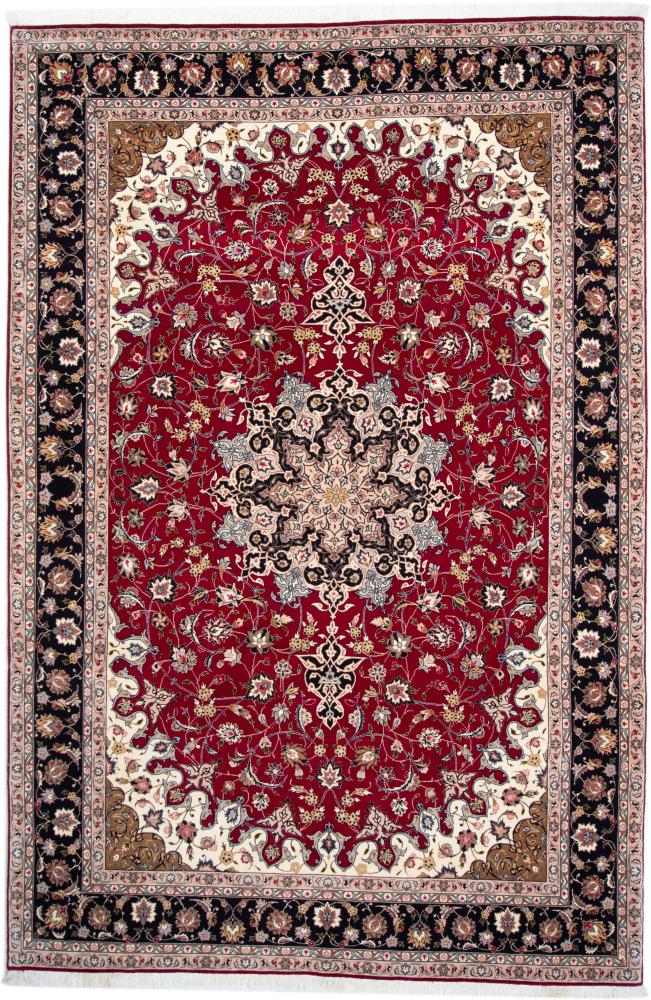 Tapete persa Tabriz 50Raj 317x206 317x206, Tapete persa Atado à mão