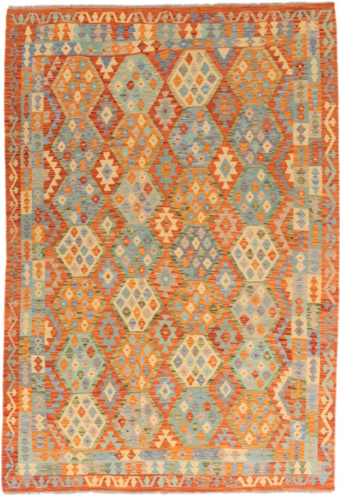 Dywan afgański Kilim Afghan 291x201 291x201, Dywan perski Ręcznie tkane