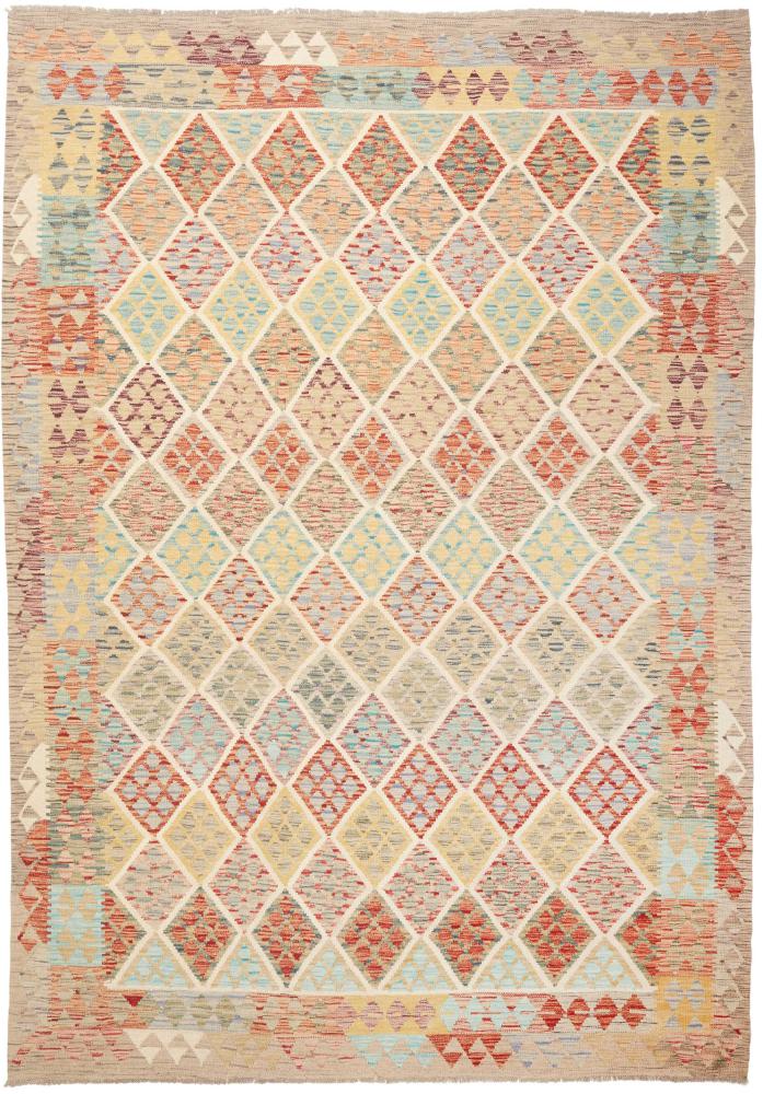 Afghanischer Teppich Kelim  Afghan 295x206 295x206, Perserteppich Handgewebt