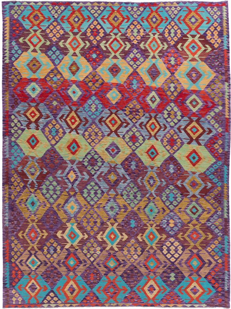 Afghanischer Teppich Kelim Afghan Heritage 11'4"x8'6" 11'4"x8'6", Perserteppich Handgewebt