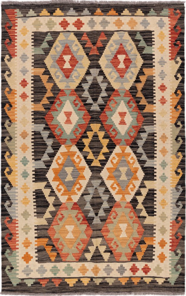 Tapis afghan Kilim Afghan 157x101 157x101, Tapis persan Tissé à la main