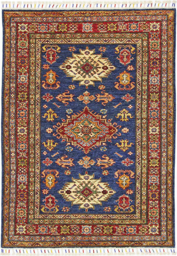 Afghan rug Super Kazak 5'9"x4'3" 5'9"x4'3", Persian Rug Knotted by hand