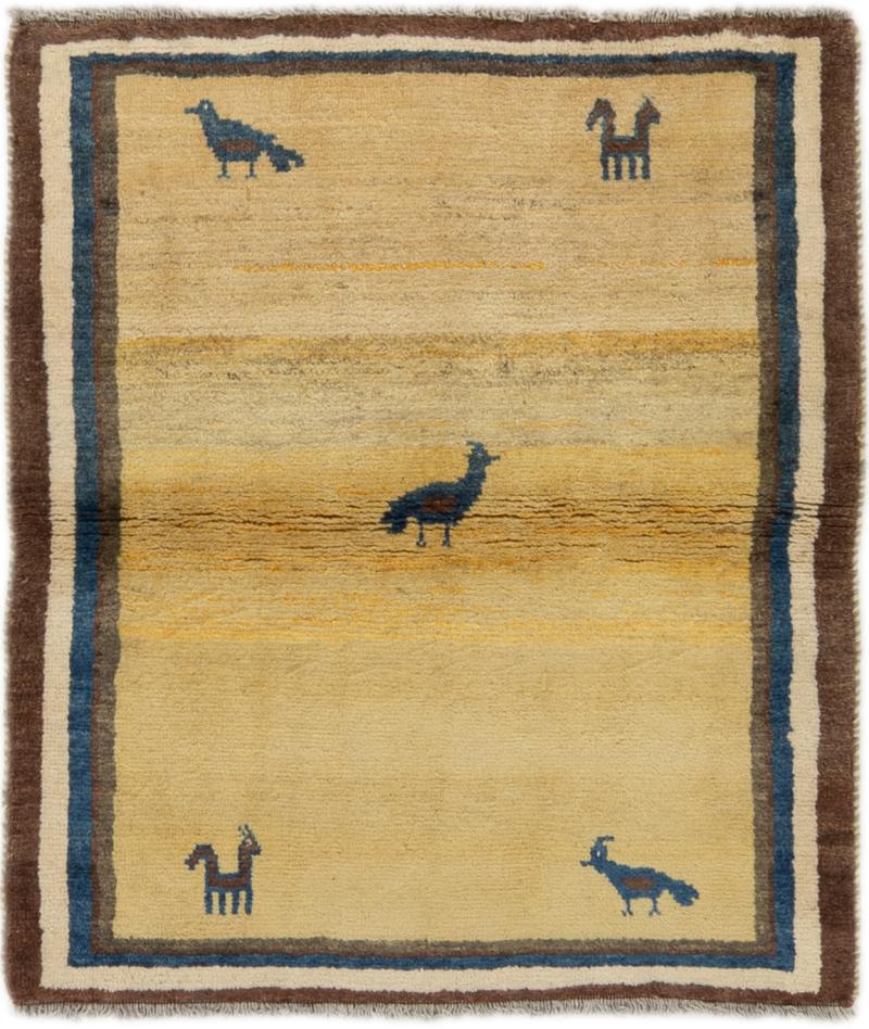 Covor persan Persia Gabbeh 172x129 172x129, Covor persan Lucrate de mână