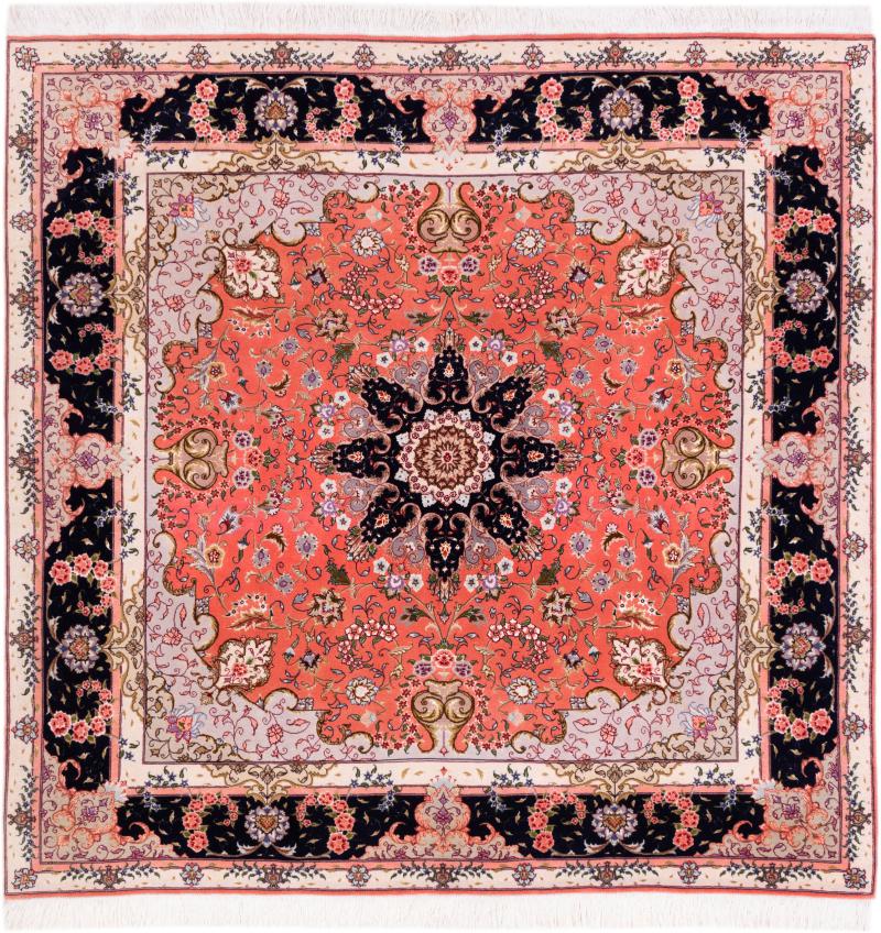 Persialainen matto Tabriz 50Raj 198x199 198x199, Persialainen matto Käsinsolmittu