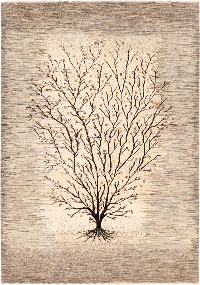 Tapis persan Persan Gabbeh Loribaft Nowbaft 247x174 247x174, Tapis persan Noué à la main